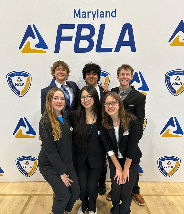Sherwood FBLA's Founding Officer Team